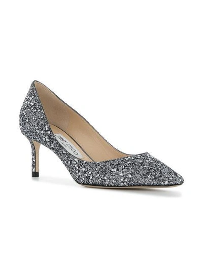 Shop Jimmy Choo Romy 60 Pumps In Metallic