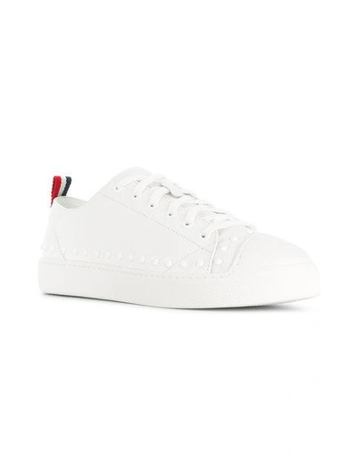 Shop Moncler Linda Sneakers In White
