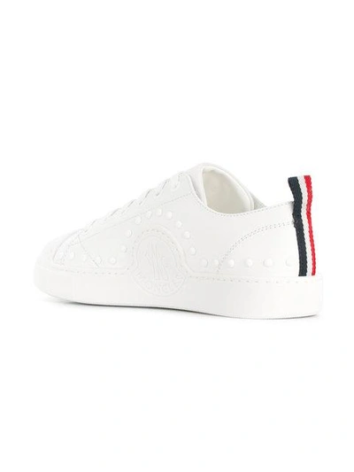 Shop Moncler Linda Sneakers In White