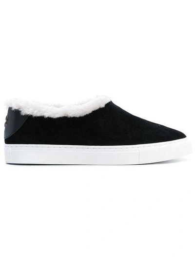 Shop Tory Burch Miller Shearling Sneakers