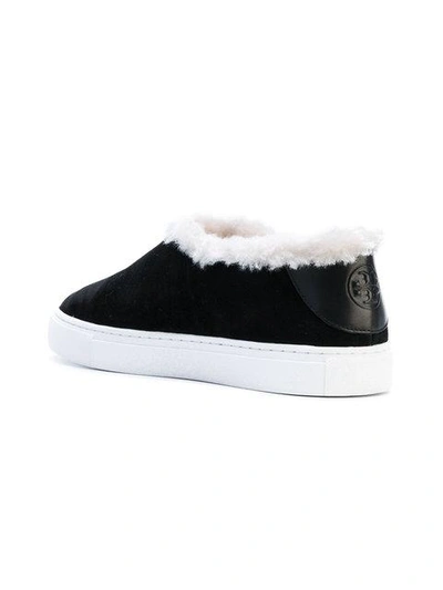 Shop Tory Burch Miller Shearling Sneakers