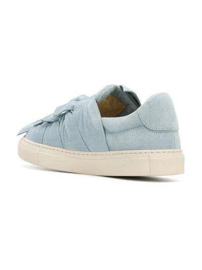Shop Ports 1961 Multi Bow Sneakers In Blue