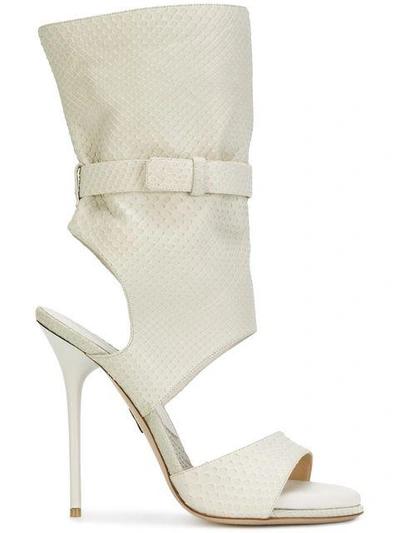 Shop Paul Andrew Open-toe Sandals In White