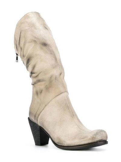 Shop Lost & Found Ria Dunn Pleated Back Boots - Neutrals