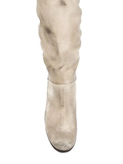 Shop Lost & Found Ria Dunn Pleated Back Boots - Neutrals