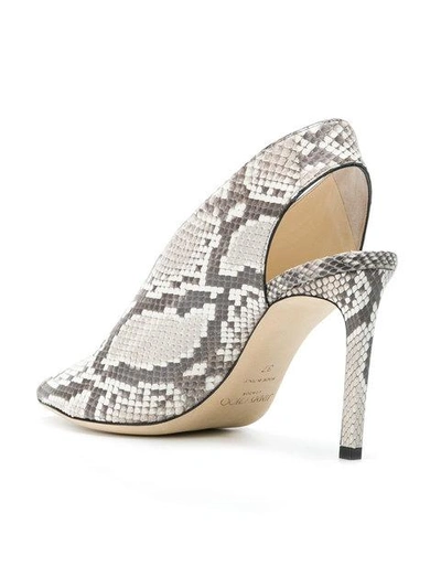 Shop Jimmy Choo Shar 85 Sandals In Grey