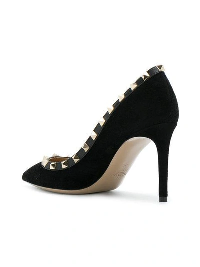 Shop Valentino Garavani Rockstud Pumps - Black