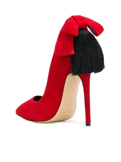 Shop Aleksander Siradekian High Heeled Pumps In Red