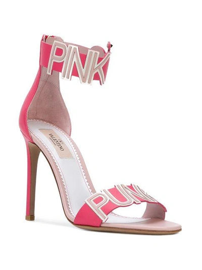 Shop Valentino Garavani Pink Is Punk Sandals