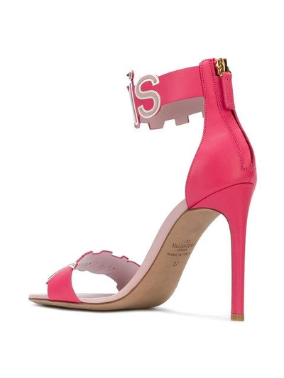 Shop Valentino Garavani Pink Is Punk Sandals
