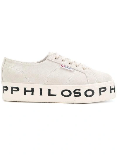 Shop Philosophy Di Lorenzo Serafini Superga X Philosophy Sneakers In White