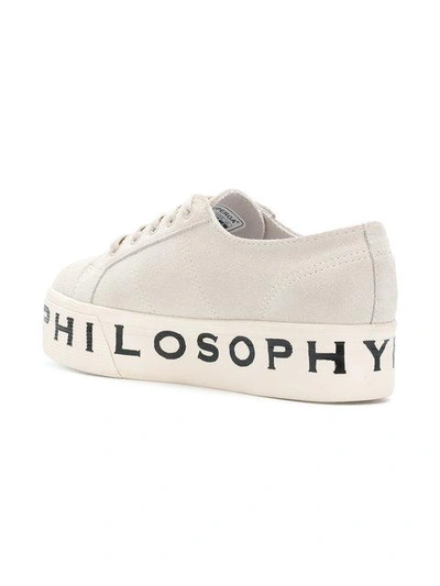 Shop Philosophy Di Lorenzo Serafini Superga X Philosophy Sneakers In White