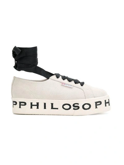 Shop Philosophy Di Lorenzo Serafini Superga X Philosophy Sneakers In White