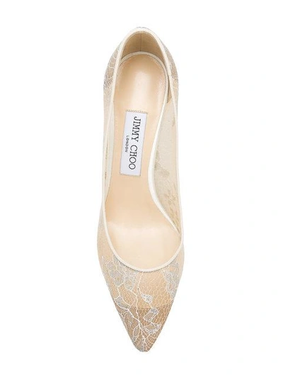 Romy 85 lace pumps