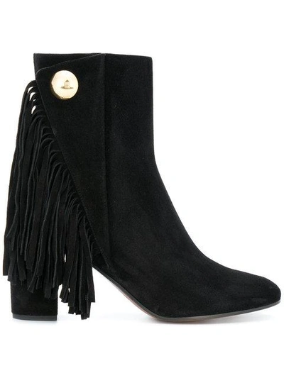 Shop Chloé Quaisha Boots In Black