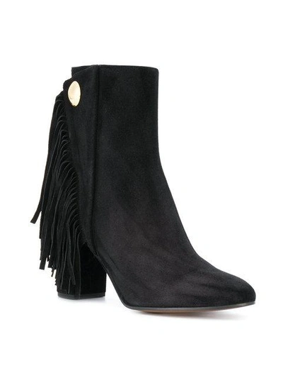 Shop Chloé Quaisha Boots In Black