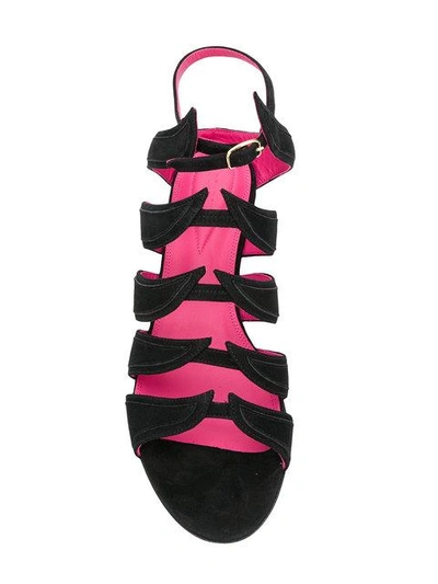 Shop Oscar Tiye Fajer Sandals - Black