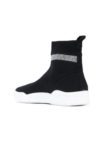 Shop Chiara Ferragni Chiara Suite Sneakers - Black