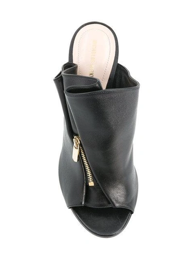 Shop Nicholas Kirkwood Kristen Mules In N99 Black