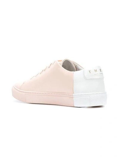 Shop They Ny Colour Block Sneakers - Pink