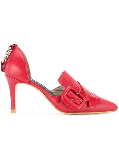 Shop Nina Zarqua Buckle Front Pumps