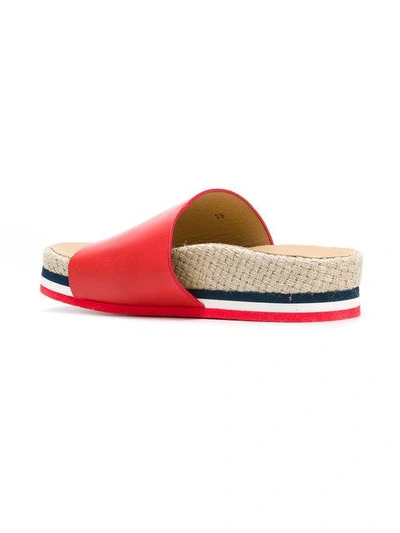 Shop Moncler Evelyne Sandals - Red
