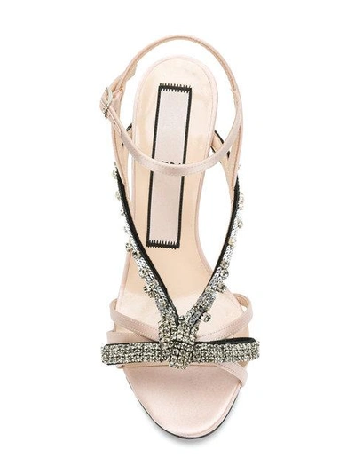 Shop N°21 Embellished Strappy High-heel Sandals