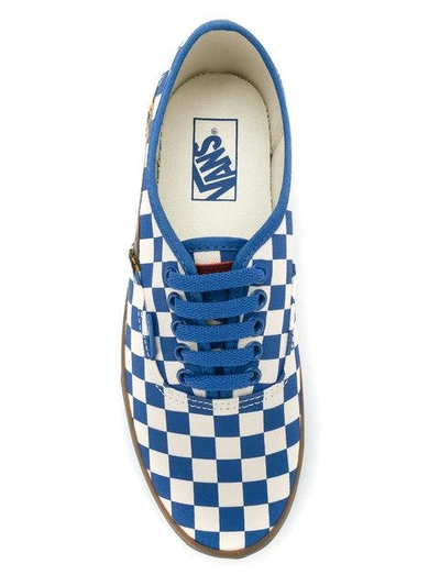 Shop À La Garçonne Printed Sneakers In Blue