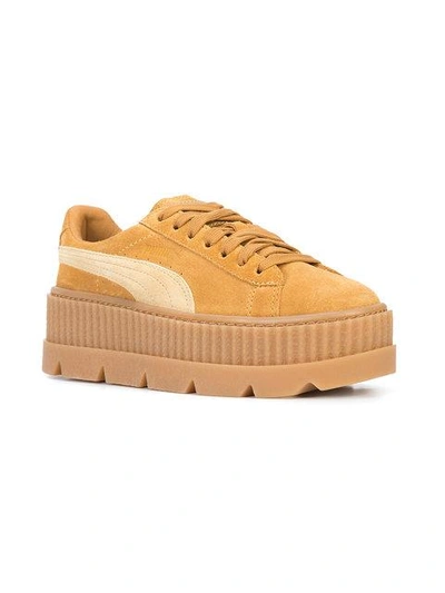 Shop Fenty X Puma Cleated Creepers In Neutrals