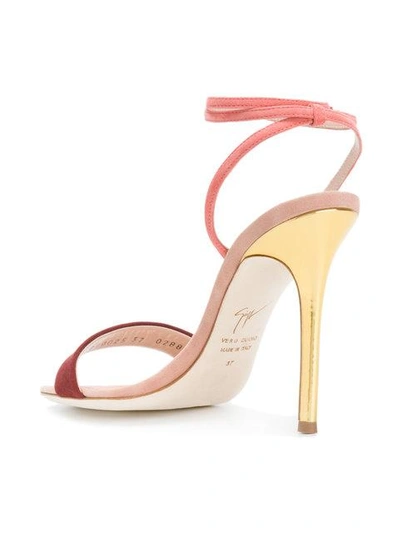 Shop Giuseppe Zanotti Cammo Sandals - Pink