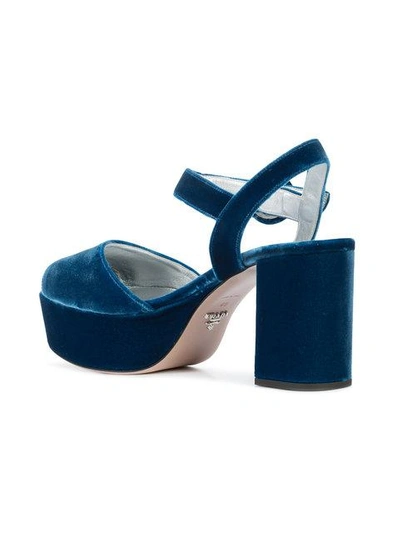 Shop Prada Mid-heel Platform Sandals