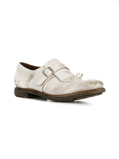 Shop Church's Fringed Monk Shoes In White