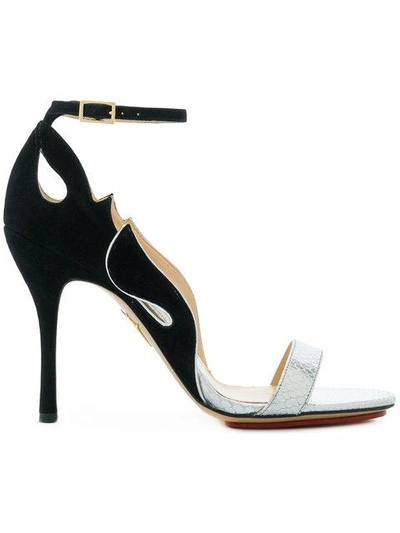 Shop Charlotte Olympia Ankle-strap Sandals - Metallic