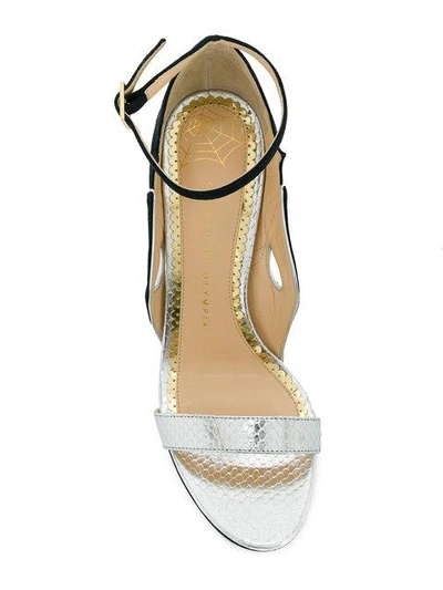 Shop Charlotte Olympia Ankle-strap Sandals - Metallic