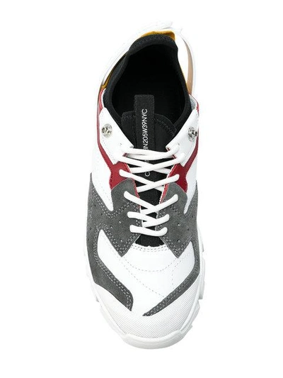 Shop Calvin Klein 205w39nyc Contrast Panel Runners In White