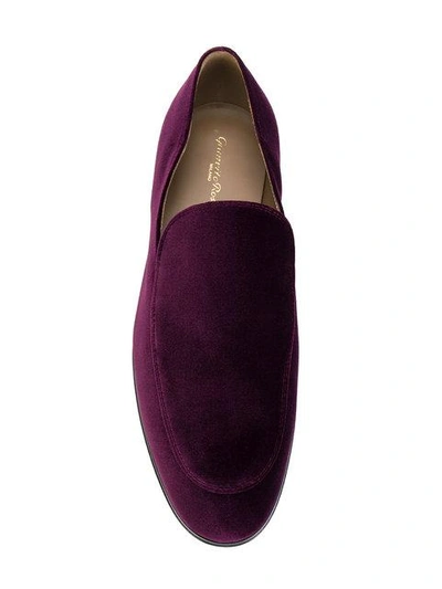 Shop Gianvito Rossi Marcello Loafers In Pink