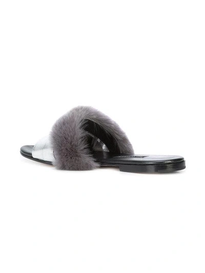 Shop Newbark Fur Trimmed Sandals