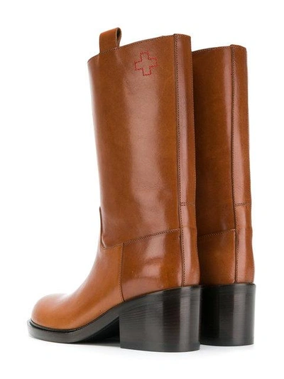 Shop A.f.vandevorst Pull-on Midi Boots In Brown