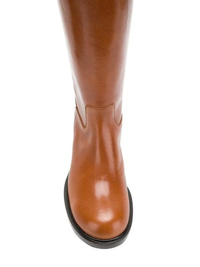 Shop A.f.vandevorst Pull-on Midi Boots In Brown