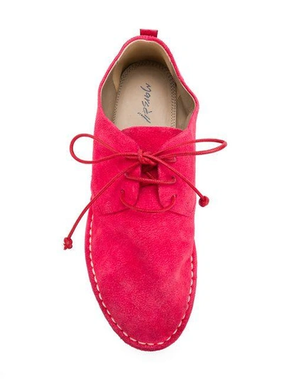 Shop Marsèll Soft Lace-up Shoes - Pink