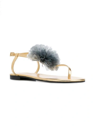 Shop Avec Modération Antibes Sandals In Metallic