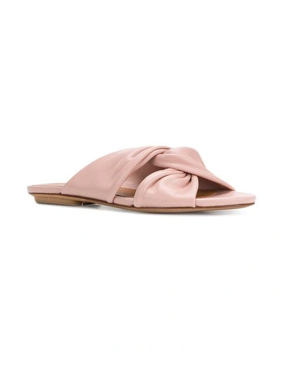 Shop Chie Mihara Bow Front Sandals - Pink