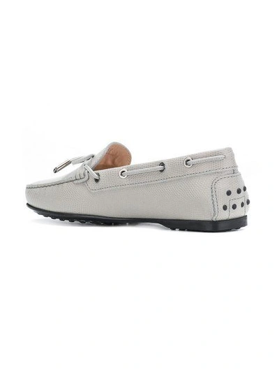 Shop Tod's Gommino Driving Shoes - Grey