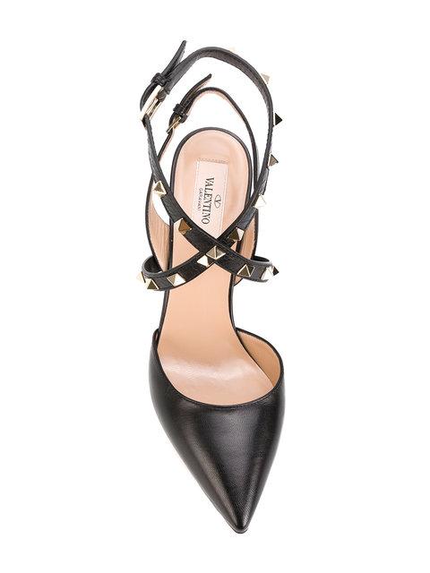valentino studwrap slingback