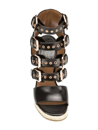 Shop Laurence Dacade Buckled Wedge Heel Sandals