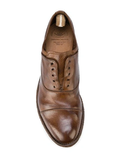 Shop Officine Creative Lexikon Oxford Shoes In Brown