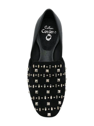 Shop Calleen Cordero July Studded Slippers - Black