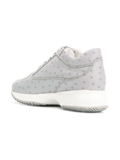 Shop Hogan Interactive Sneakers - Grey