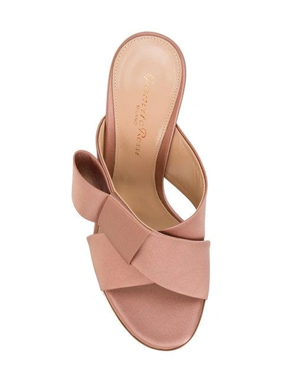 Shop Gianvito Rossi Obi Sandals In Neutrals