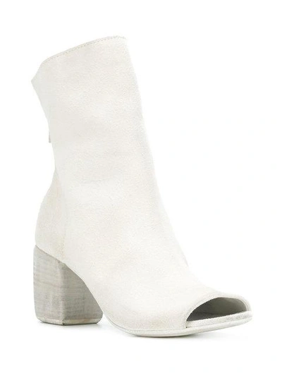Shop Marsèll Bo Sandalo Open Toe Boots - White